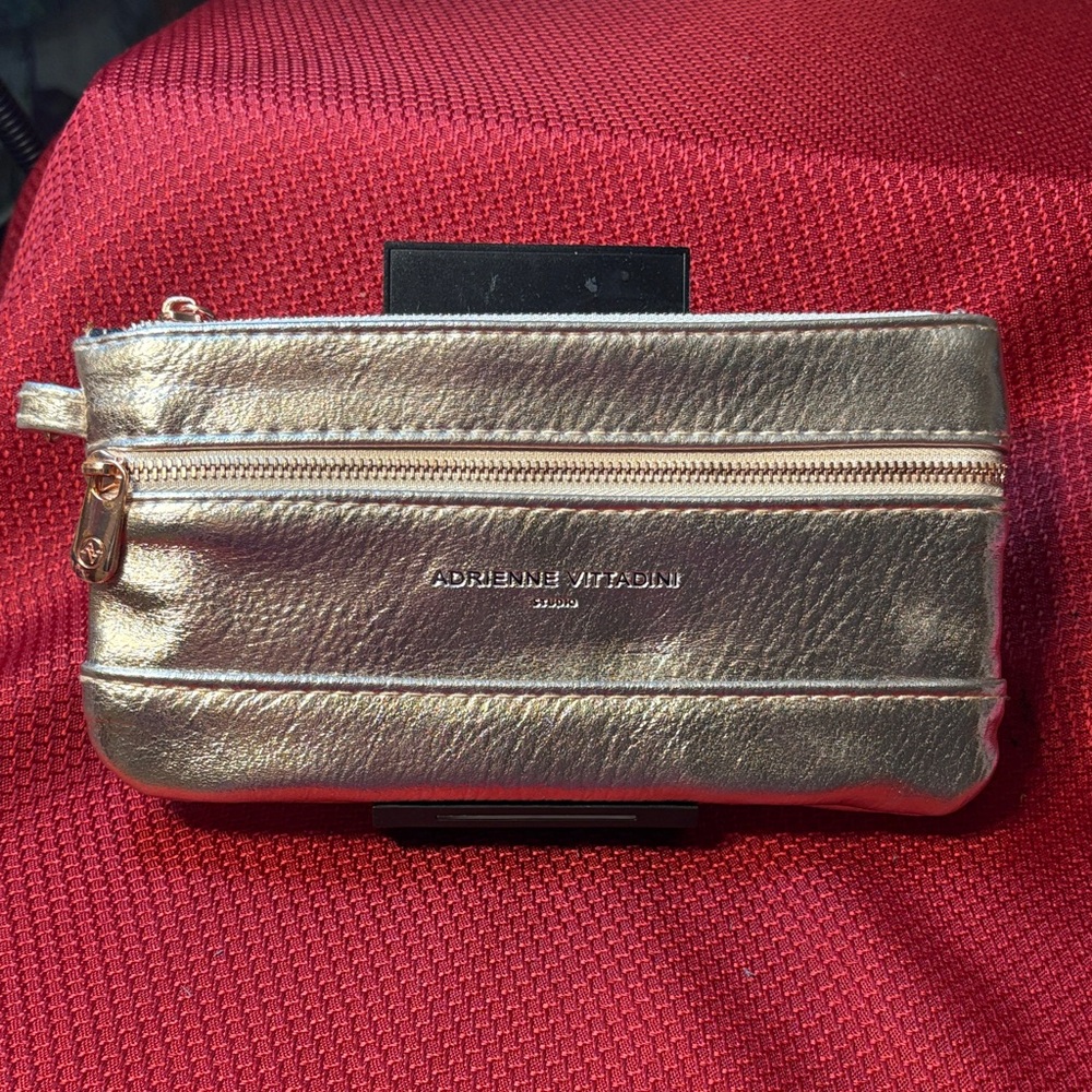 Adrienne Vittadini Rose Gold Clutch